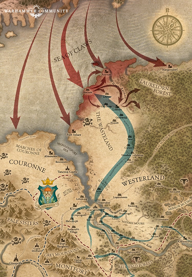 Warhammer The Old World – Journal Des Arcanes : Guerriers Du Chaos – Livre De Règles Et Campagne
