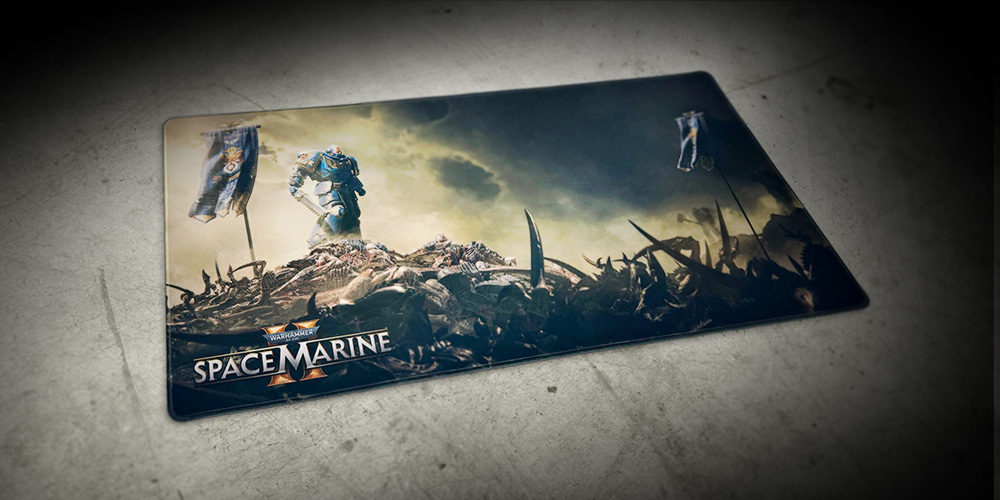 Warhammer Community offers Space Marine 2 commemorative desk mats