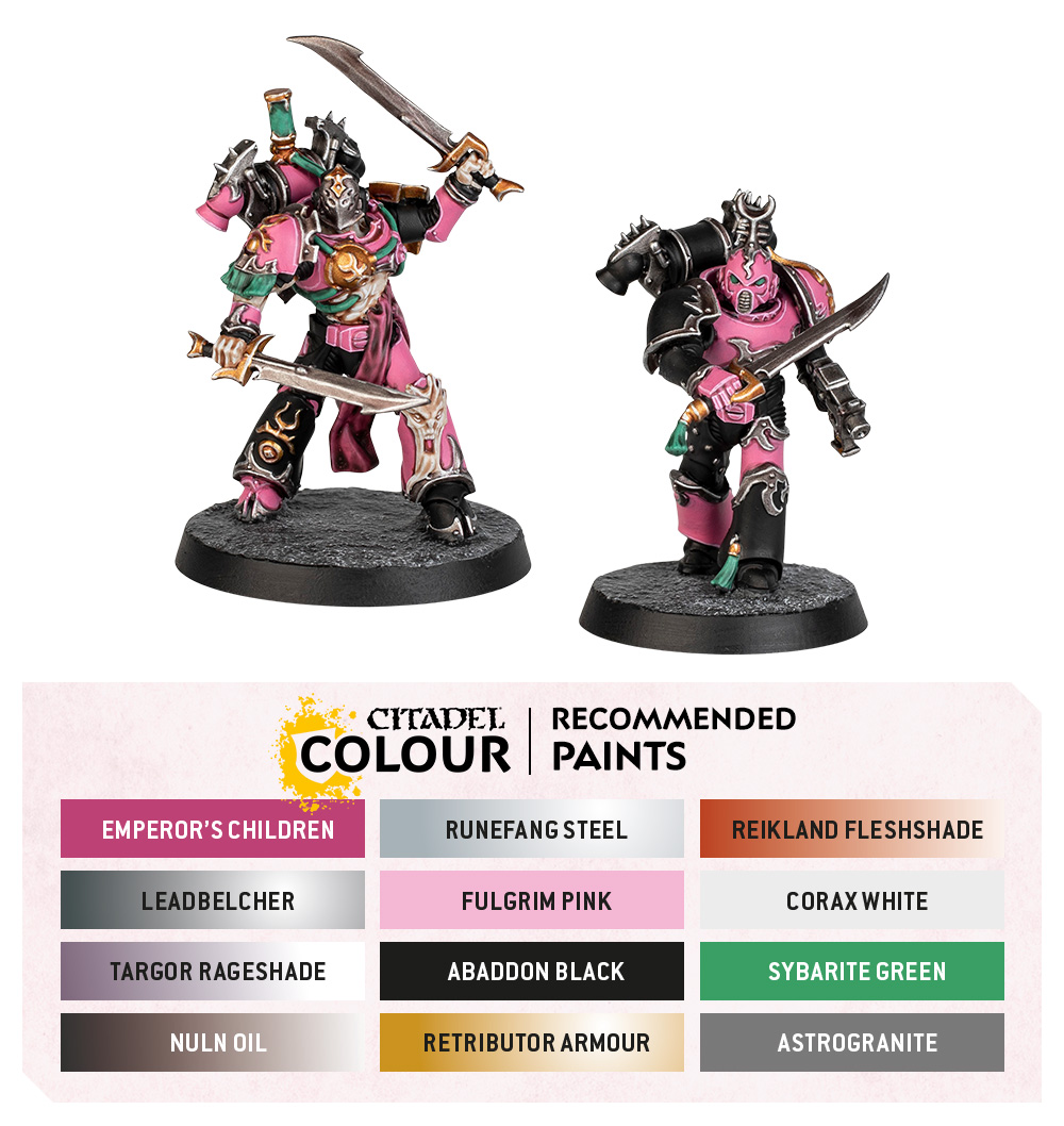 Starting An Emperor s Children Army In Warhammer 40 000 Everything 
