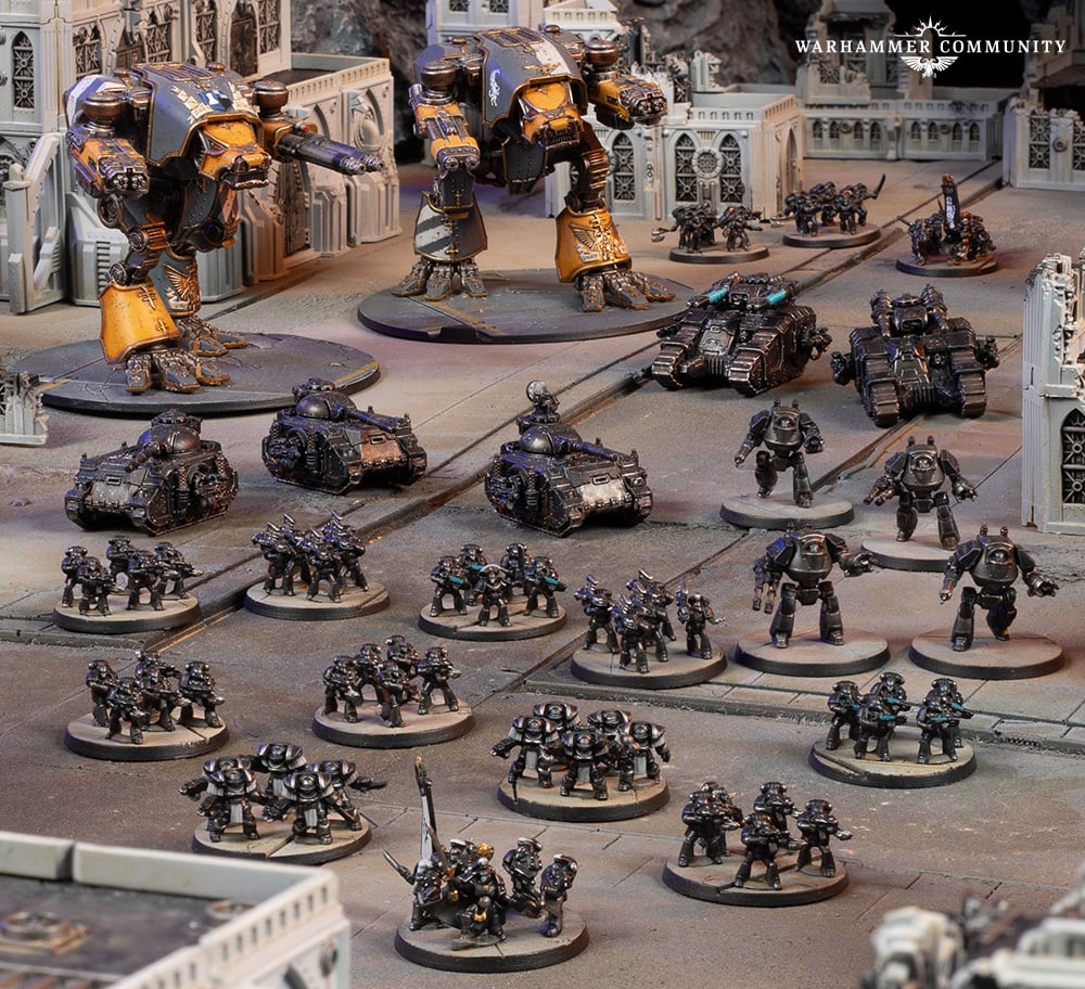 Warhammer Legions Imperialis: Legiones Astartes Supporto – Set 24 Miniature In Plastica Con Dreadnought E Armi Pesanti