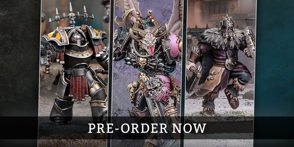 Saturday Pre-orders – Chaos Space Marines and Marauders running wild
